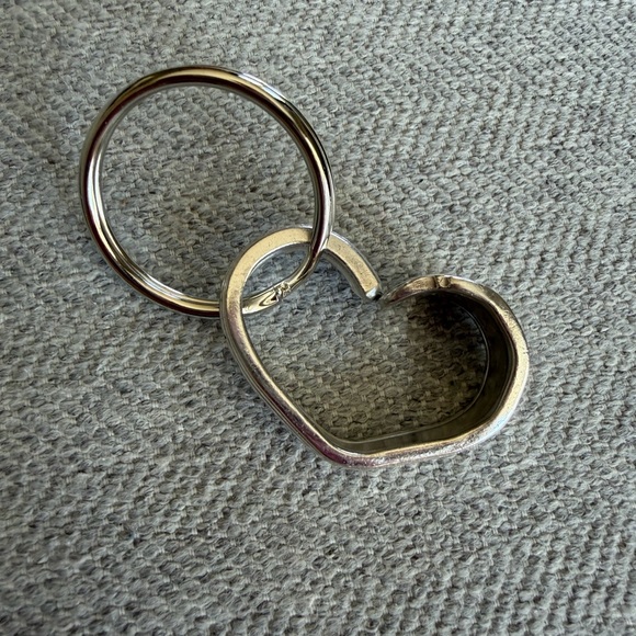 Silverware Heart Keychain - Picture 3 of 7